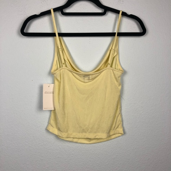NWT Madison & Berkeley yellow cowl front cami tank top - Picture 5 of 5